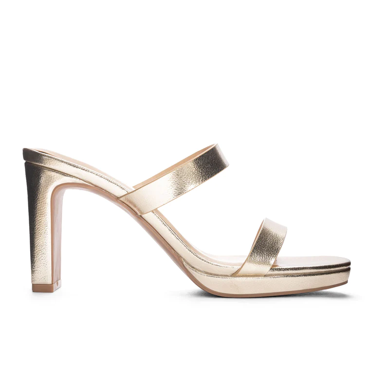 Chinese Laundry Tete Heel Light Gold Shop Blink Boutique