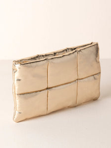Shiraleah Skyler Zip Pouch - Gold