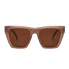 I-SEA Ava Sunglasses- Dusty Rose/Brown Polarized Lens