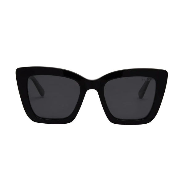 I-SEA Harper Sunglasses- Black/Smoke Polarized