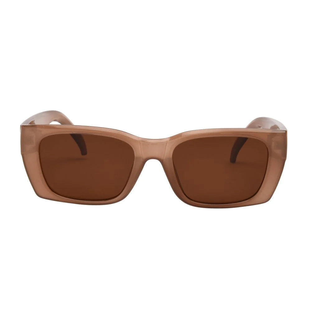 I-SEA Sonic Sunglasses- Latte/ Brown Polarized Lens