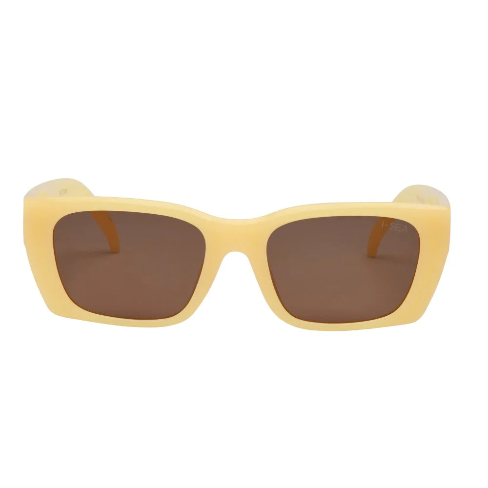 I Sea Sonic Sunglasses- Banana/ Brown