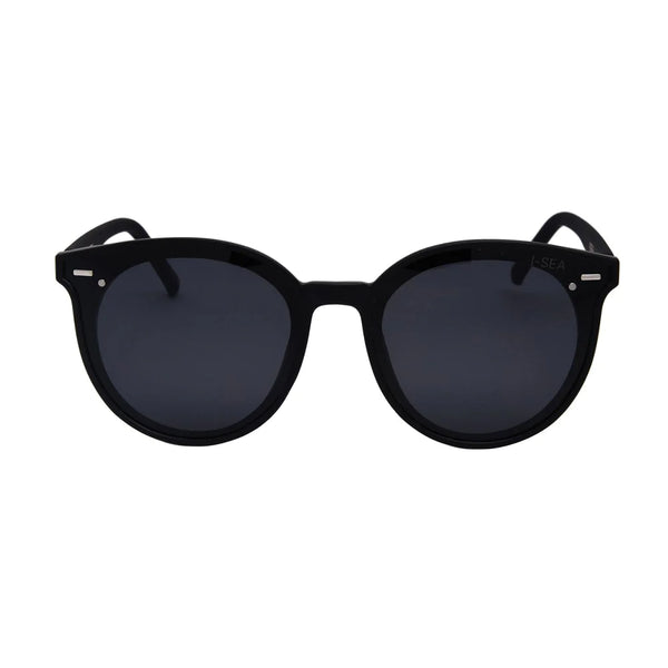 I-SEA Payton Sunglasses- Black/Smoke Polarized Lens