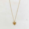 Ellison + Young Mini Heart Necklace- Gold