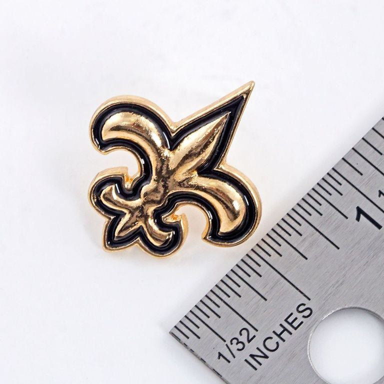 Saints FDL Stud Earrings- Gold