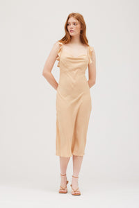 Grade & Gather Slip Dress- Apricot