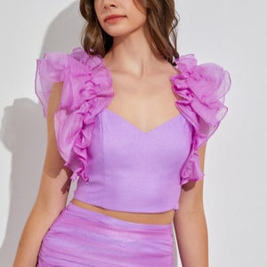 Harley Queen Bow Top- Pink Orchid