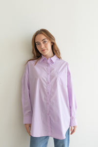 Things Between Aspen Button Down- Lavender