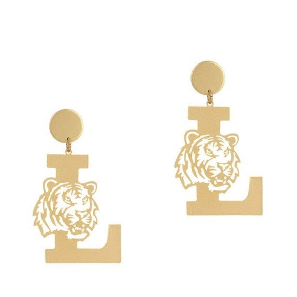 Tiger LSU Mascot - Matte Gold