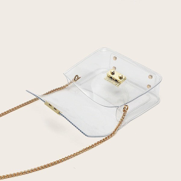 Square Clear Crossbody