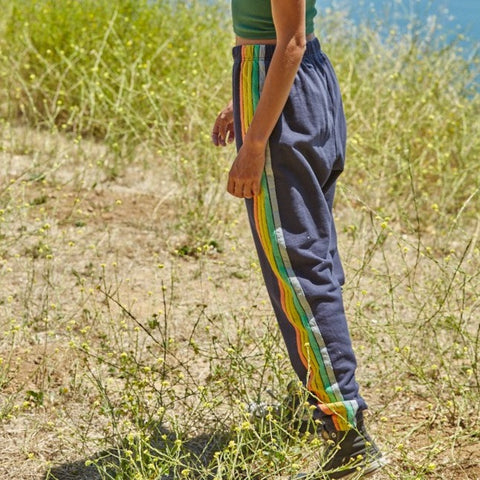 Pocket of Rainbows Joggers- navy