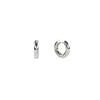 BGJ Silver Medium Hoops- Silver