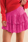 Twinkle All Night Skort- Pink