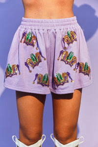 Jest for Fun Shorts- Light Purple