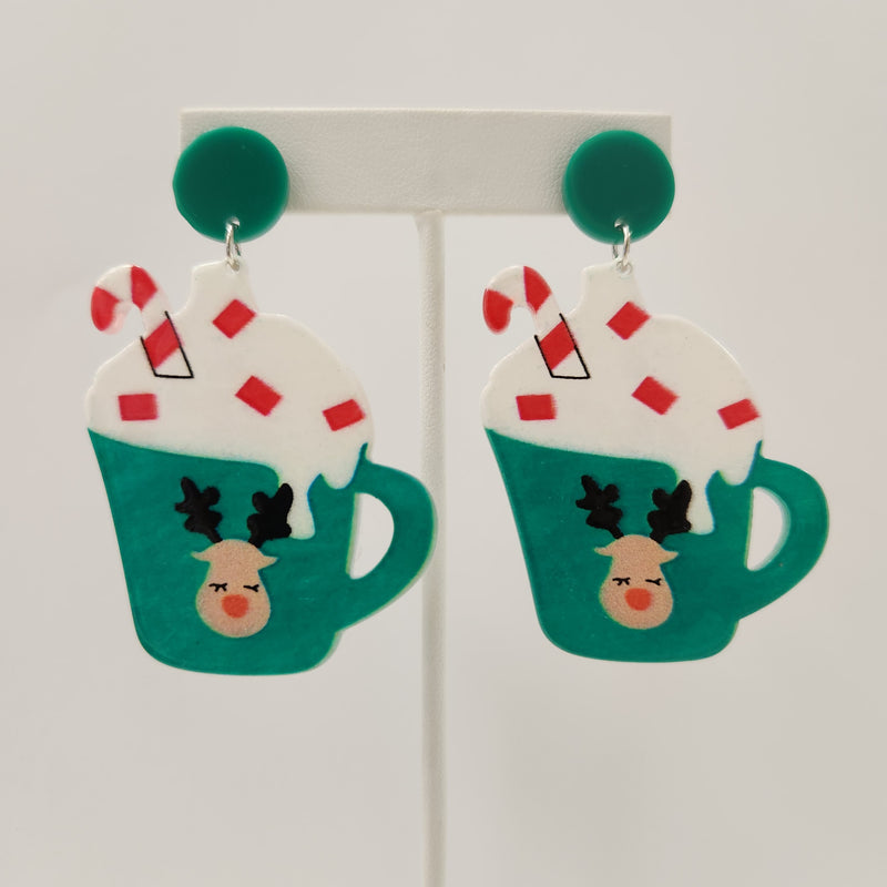 JT Reindeer Mug Earrings