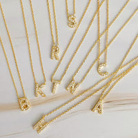 Ellison + Young Understated Beauty Initial Necklaces