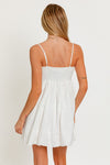 Le Lis Bubble Dress- White