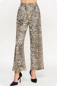 Strut and Bolt Leopard Pant- Taupe