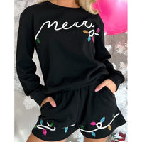 Sequin Merry Set- Black