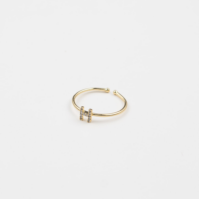 BGJ Tiny Initial Ring- H