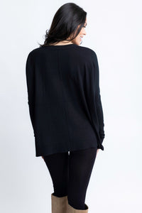 Karlie Silky Smooth Sweater- Black