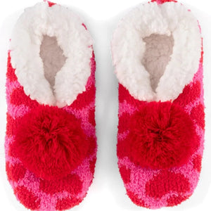 Shiraleah Ruby Slipper Socks- Red
