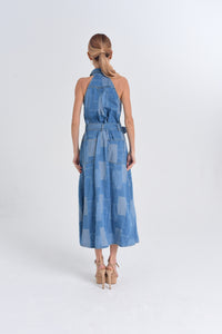 Ciebon Makena Midi Dress- Denim Blue