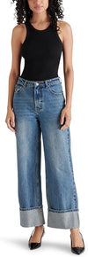 Steve Madden Noelie Pant- Blue Denim