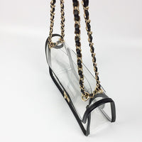 Crossbody Stadium Bag- Black/Gold