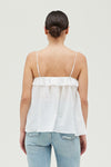 Grade & Gather Ruffle Top- Off White