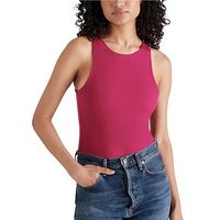 Steve Madden Nico Bodysuit- Forest Berry