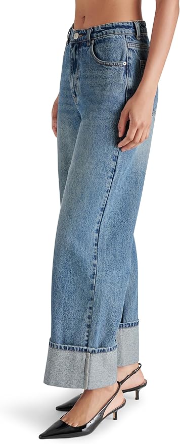 Steve Madden Noelie Pant- Blue Denim