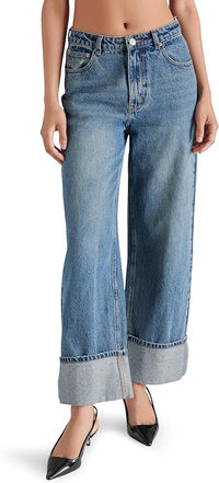 Steve Madden Noelie Pant- Blue Denim