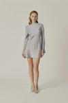 Deluc Lingustrum Dress- Silver