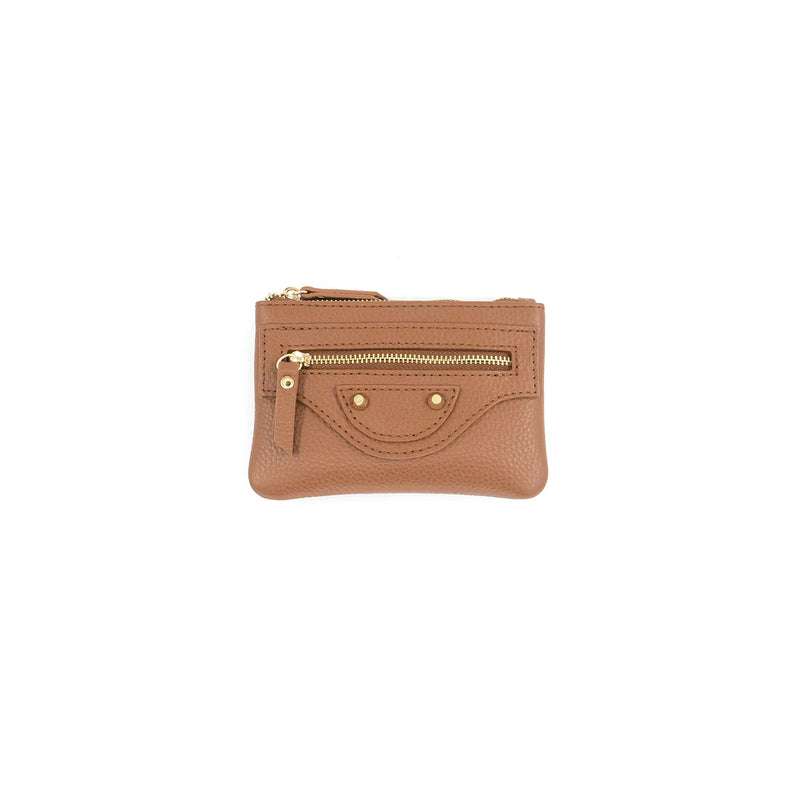 BC Handbags Leather Wallet- Tan