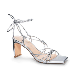 Chinese Laundry Yita Strappy Heels- Silver