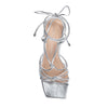 Chinese Laundry Yita Strappy Heels- Silver