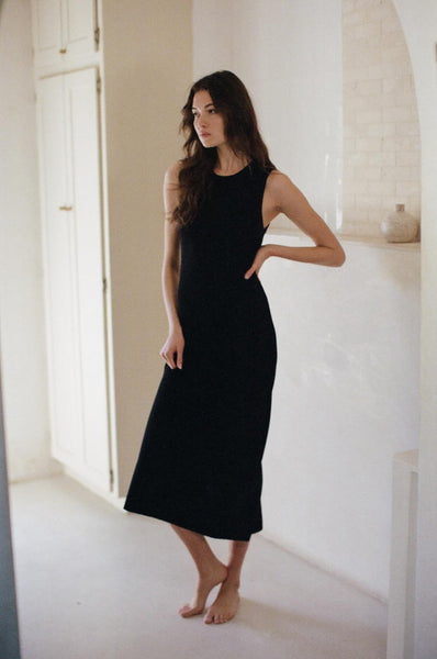 A. Ren Eloise Maxi Dress- Black