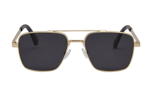 I-SEA Brooks Sunglasses- Gold/Smoke Polarized