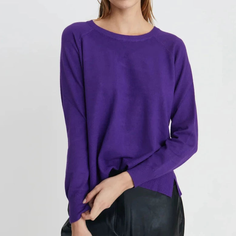 Lorraine Sweater- Violet