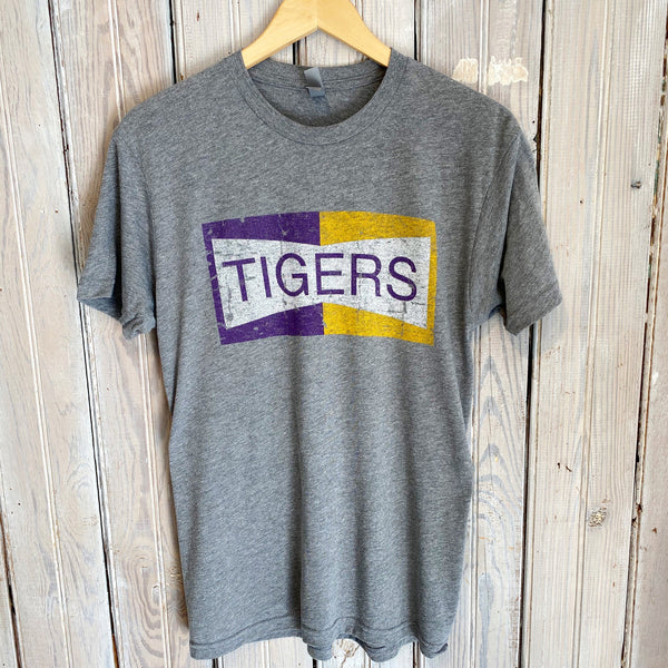 Tigers Two Tone Tee- Grey