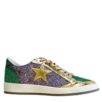 Shu Shop Mardi Gras Glitter Star Sneaker