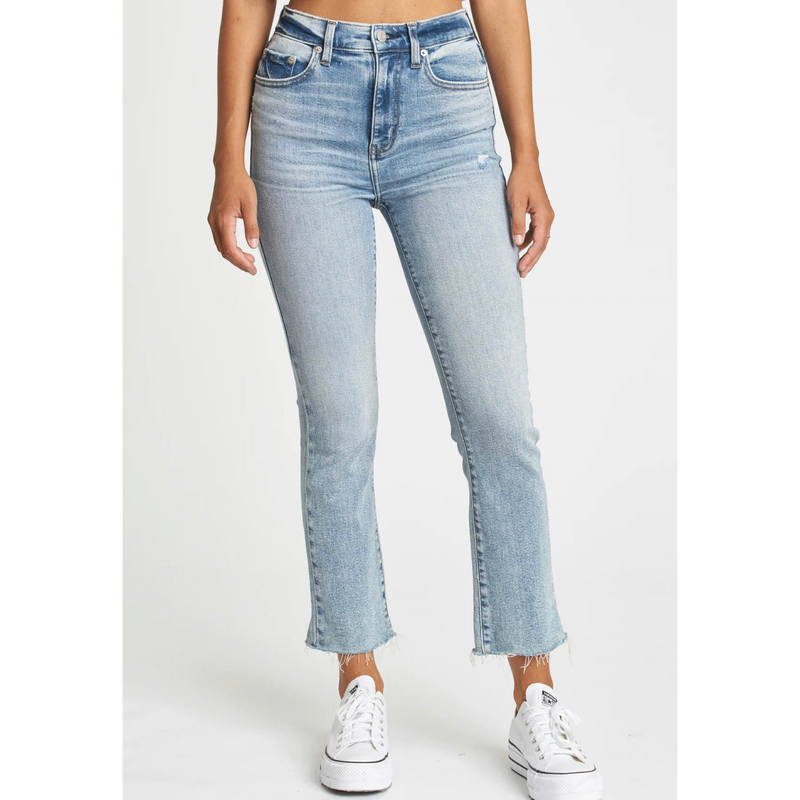 Daze Shy Girl High Rise Crop Flare- Player