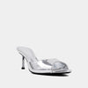 Shushop Elaine Kitten Heel- Silver