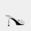 Shushop Elaine Kitten Heel- Silver