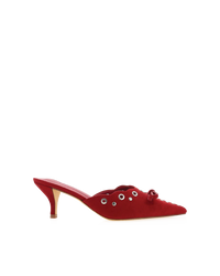 Billini Elio Kitten Heel- Strawberry Suede