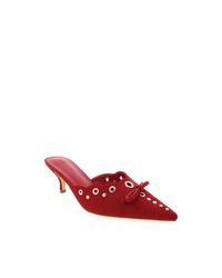 Billini Elio Kitten Heel- Strawberry Suede