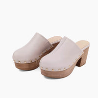 Shushop Gigi Wedge- Mushroom