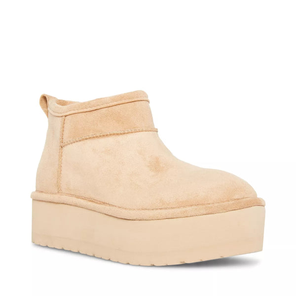 Madden Girl Embrace Suede Platform Boot- Sand