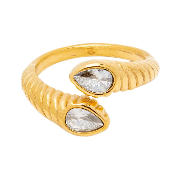 Bracha Hunter Wrap Ring - Gold